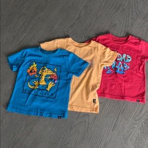Set of 3 Quicksilver Boys T-shirts - Size 3T